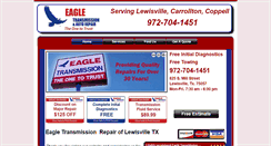 Desktop Screenshot of lewisville-transmission.com